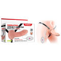 Vibrating Unisex Hollow Strap On 6.5. 
