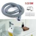 1/2/3M Telescopic Deodorant Washing hine Dishwasher Extension Pipe Sink Plumbing Hoses Drain Hose. 