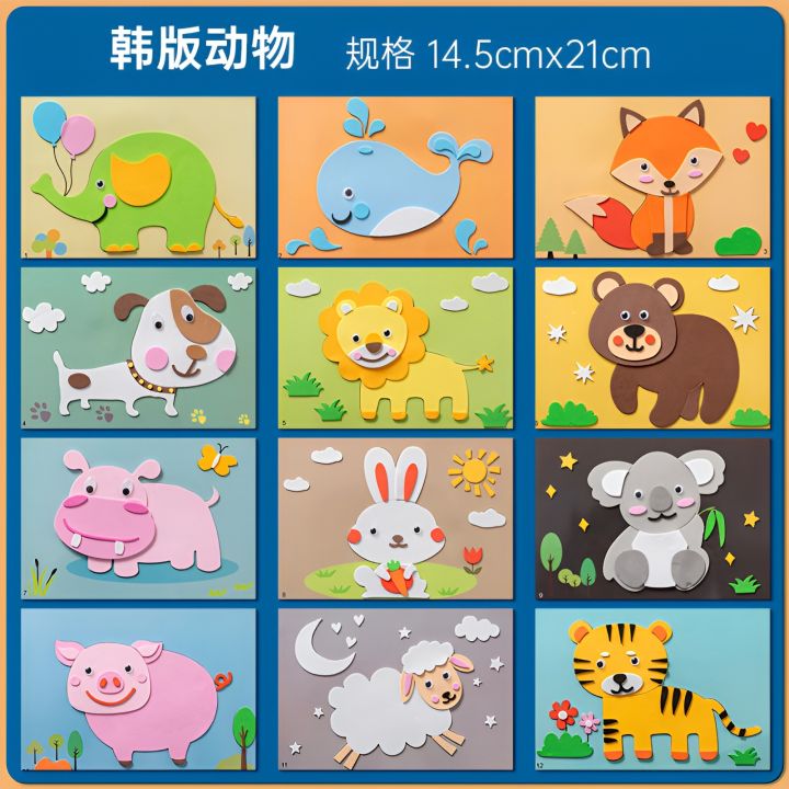 Nechibaby-3D%20EVA%20Foam%20Sticker%20Puzzle%20Game%2012pcs%20Per%20Set%20Foam%20Sticker%20Set%20DIY%20Cartoon%20Stickers%20Toys%20For%20Kids%203+%20Years%20Education%20For%20Children%20-%20Image%207