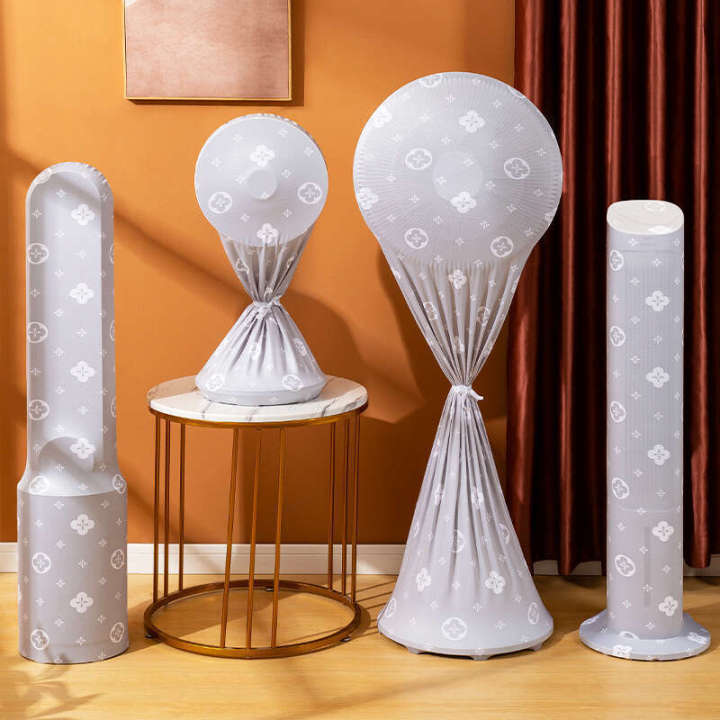 New%20Lucky%20Clover%20Fabric%20Multiple%20Styles%20Floor%20Standing%20Electric%20Fan%20Garment%20Steamer%20Dust%20Cover%20Anti-dirt%20-%20Image%202