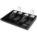 2X Case Clip Cash Register Box New Classify Store Cashier Coin Drawer Box Cash Drawer Tray Money Counter Case. 