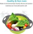 Silicone Folding Rice Strainer Bowl For Kitchen. 