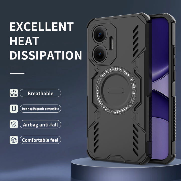 Lereach%20Magnetic%20Case%20for%20Xiaomi%20Redmi%20Turbo%204%20Pro%20Cooling%20Back%20Cover%20Shockproof%20Anti-Slip%20Phone%20Cases%20-%20Image%202
