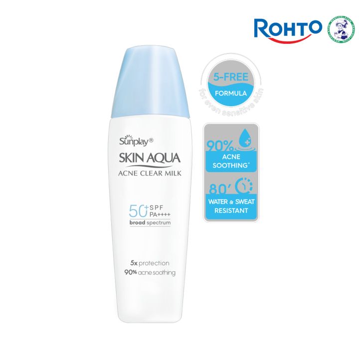 Rohto%20Mentholatum%20Sunplay%20Skin%20Aqua%20Acne%20Clear%20Milk%2025g%20with%20SPF%2050+%20PA++++%20(Strong%20UV%20Protection%20&%20Ultra%20Protection)%20-%20Image%202