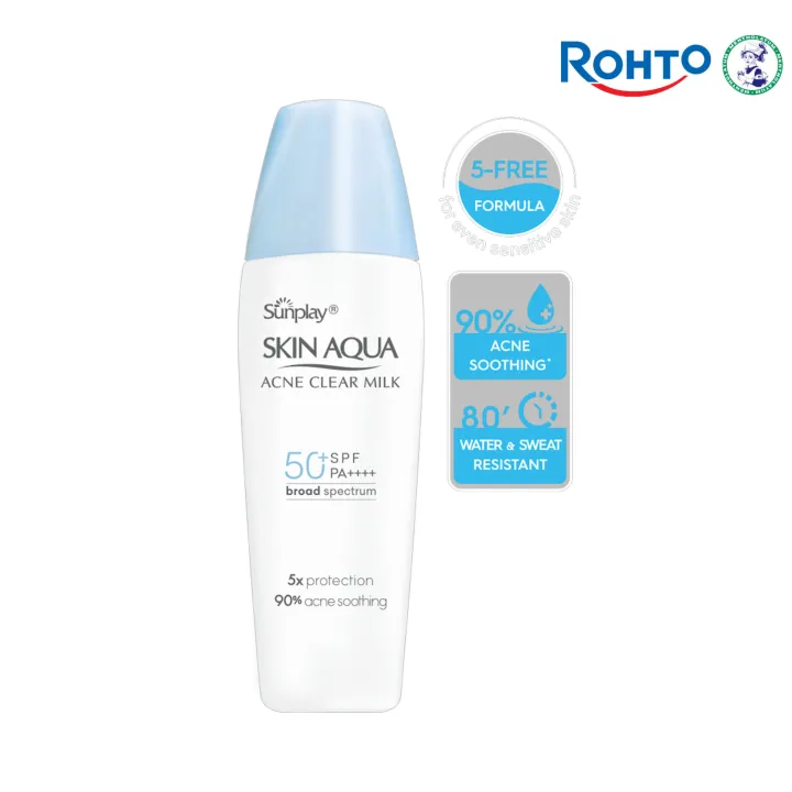 Rohto%20Mentholatum%20Sunplay%20Skin%20Aqua%20Acne%20Clear%20Milk%2025g%20with%20SPF%2050+%20PA++++%20(Strong%20UV%20Protection%20&%20Ultra%20Protection)%20-%20Image%202