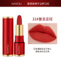 NAYOU Mist Tenderness Non-stick Cup Lipstick White Velvet Matte Long-lasting Moisturizing Waterproof Lipstick One Piece Hair. 