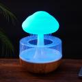 Raining Cloud fountain, Diffuser & 7 Colour Changing Night Light with Calming Rain Drop Sounds. 