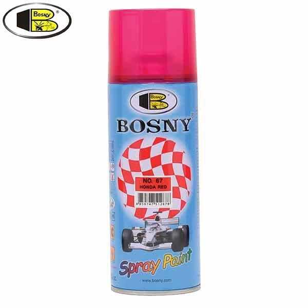 Spray Paint Metallic Red 400 ml for Metal, Plastic, Wood, Wall, Car & Bike | Fast Drying, Brilliant Finish, Interior & Exterior Use | Multipurpose | Durable (Bosny)