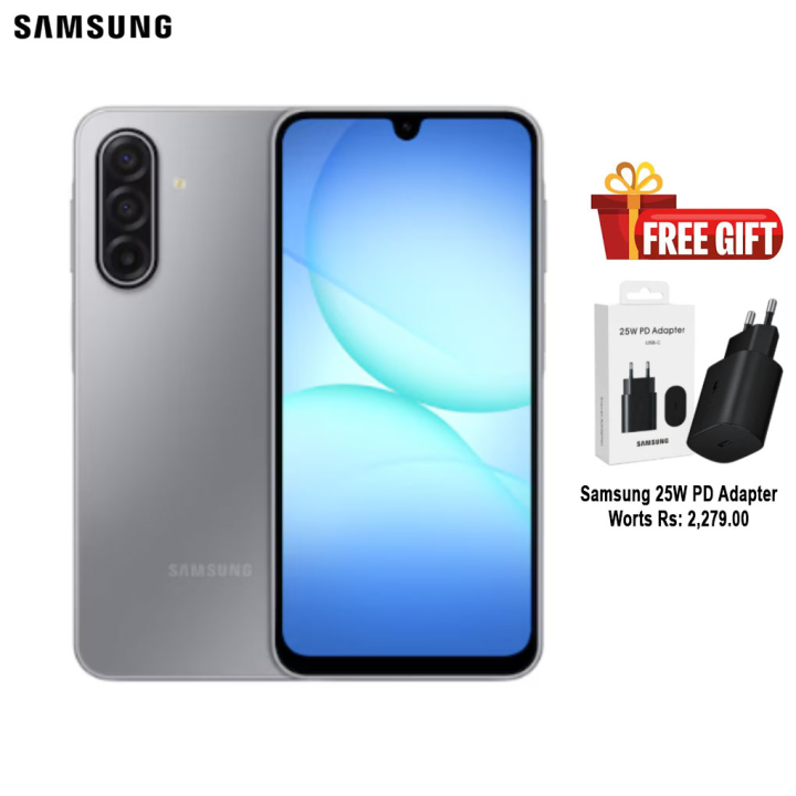 Samsung Galaxy A17 5G (6GB RAM + 128GB) | 90Hz Super AMOLED | 50MP Camera With 25W Power Adapter