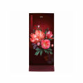 Haier 190 L, 2 Star, Red Winestone Finish Direct Cool Single Door Refrigerator with Base Drawer HRD-2102PRW-P. 