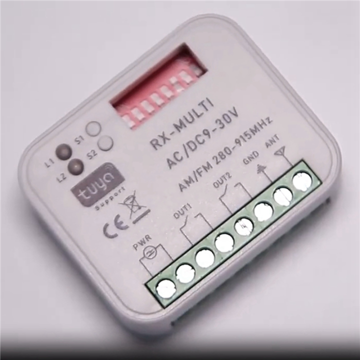 ZOROOM%202X%20Smart%20WiFi%20Universal%20Multi-Frequency%20Receiver%20Switch%20Remote%20Relay%20Tuya%20Garage%20Door%20Home%20Automation%20Tuya%20WIFI%20DC9-30V%20-%20Image%202