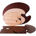 Oval/Square Oil Painting Palette Wood Panels Vintage Acrylic Paint Tray with Thumb Hole Ultra Light Color Mixing Board Painting Tool. 