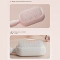 Gift Retractable Cushion Massage Comb Fluffy Comb Hairdressing Hairstyling Tools Self Cleaning Hair Comb Anti-static Massage Hair Brush. 