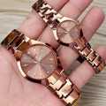 Couple Watches for Lovers Quartz Wristwatch Fashion Business Men's Watch(Set of 2 ). 