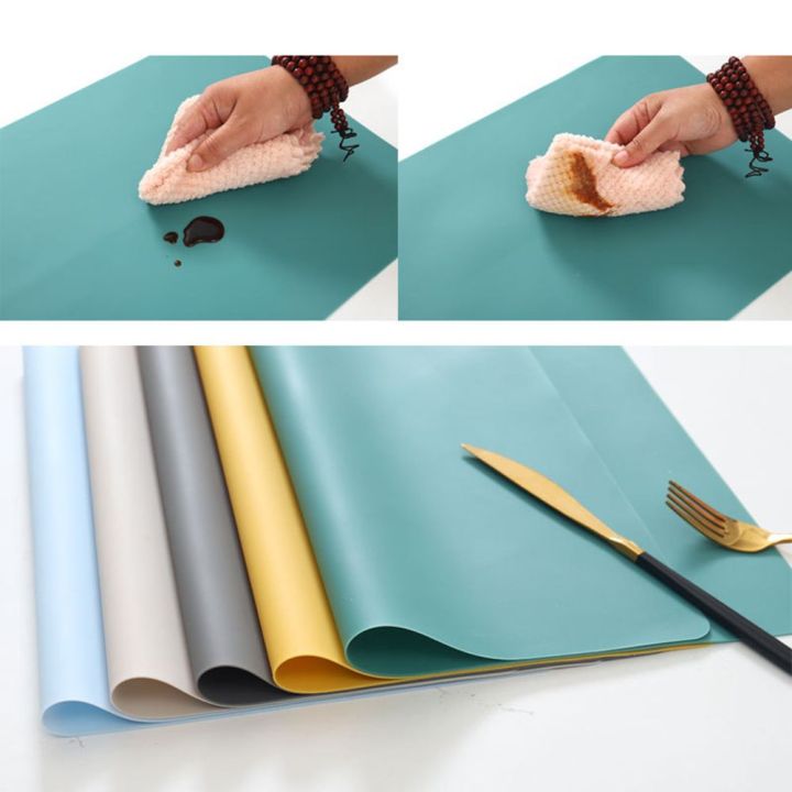 Washable Heat Resistant Extra Large Craft Mats Counter Protector Waterproof Pad Silicone Mat Table Placemat