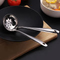 Korean Stainless Steel Thickening Spoon Creative Long Handle Hotel Hot Pot Spoon Soup Ladle Home Kitchen Essential Tools. 