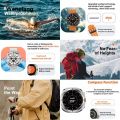 Wenefang Suitable for Samsung Galaxy Watch 7 Ultra New NFC smart watch men Profesional 1.43-inch AMOLED Bluetooth call waterproof sports smart watch. 