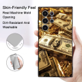 Money Gold Cash Art Design Phone Case Samsung Galaxy S25 S24 S22 S23 Ultra S21 S20 Plus 5G Frosted Non-Slip Full Cover Soft Case. 
