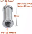 1/4'' to 3/8'' Female Tripod Mount Convert Screw Adapter for Tripod, Flash Light, Stand Spigot. 