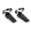 1 Pair New 24-38mm Motorcycle Footrests Pedals Modified Parts Shock-absorbing Foldable Foot Pegs Universal Metal Foot Step Motorcycle. 