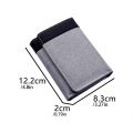 Short Men Wallets Fashion Multi-position  Canvas Money Clip Coin Purse Card Holder Three Fold Purse Shopping. 