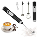 Milk Frother Handheld for Coffee, Electric Hand Foamer Blender for Drink Mixer. 