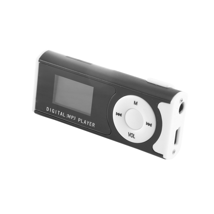 USB clip player MP3 player LCD screen 16GB mini SD TF card