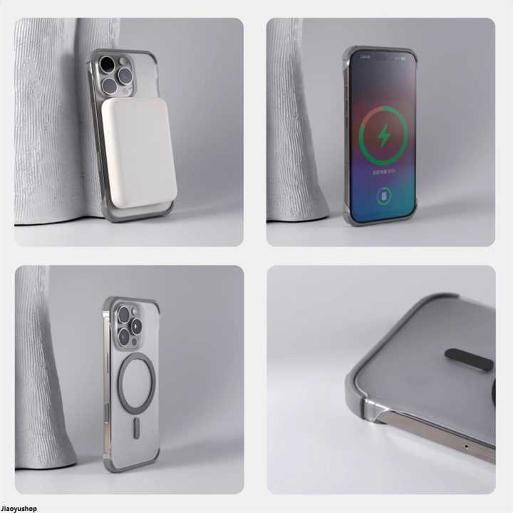 MengsanLuxury%20fe%20Wireless%20Charging%20in%20Magsa%2016%2015%20Magnetic%20Case%20for%20Ultra-Slim%20Frameless%20Matte%20iPhone%2014%2013%2012%20Pro%20Max%20Slim%20Bezel-less%20Case%20-%20Image%203