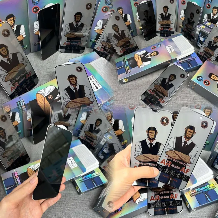 Blue%20Orangutan%20Master%20Edition%20Compatible%20with%20Apple%2015%20Tempered%20Screen%20Protector%20iPhone%2016%20Electroplated%20Anti-Fingerprint%2013%20Privacy%2014%20Frosted%20Glass%20-%20Image%204