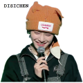 DISICHEN Portable 2023 new Long Ear Hat Skullies Beanie Cute Bunny Hat Rabbit Ears Hats Crochet Knitted Hat For Women Winter Warm Hats Caps. 