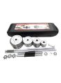 York 50kg Chrome Dumbbell Set  Adjustable Dumbbell Set 50 kg Chrome Coated with a Briefcase Pack 50 kg Set Dumbell. 