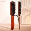 Difutagui Hair quality scalp press electric - suitable for all reducing 2025 New 2025 frizz and static brush - 2 piece premium wooden brush set. 