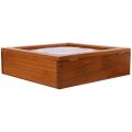 ZOROOM 2X 9 Section Wooden Chic Tea Box Compartments Container Bag Chest Storage Spice New Store Boxes-Wood Color. 