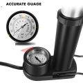 Bicycle Foot High Pressure Pump Portable Mini Bike Pump Foot Bicycle Tire Inflator With Pressure Gauge Bicycle Accessories. 