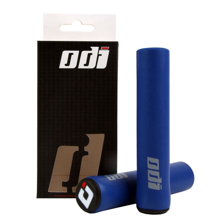 FORIDE%20ODI%202%20Pair%20Bicycle%20Grip%20Silicone%20Handlebar%20Grips%20Shock-Absorbing%20Soft%20Mountain%20Bicycle%20Grip%20Bike%20Blue%20&%20Orange%20-%20Image%204