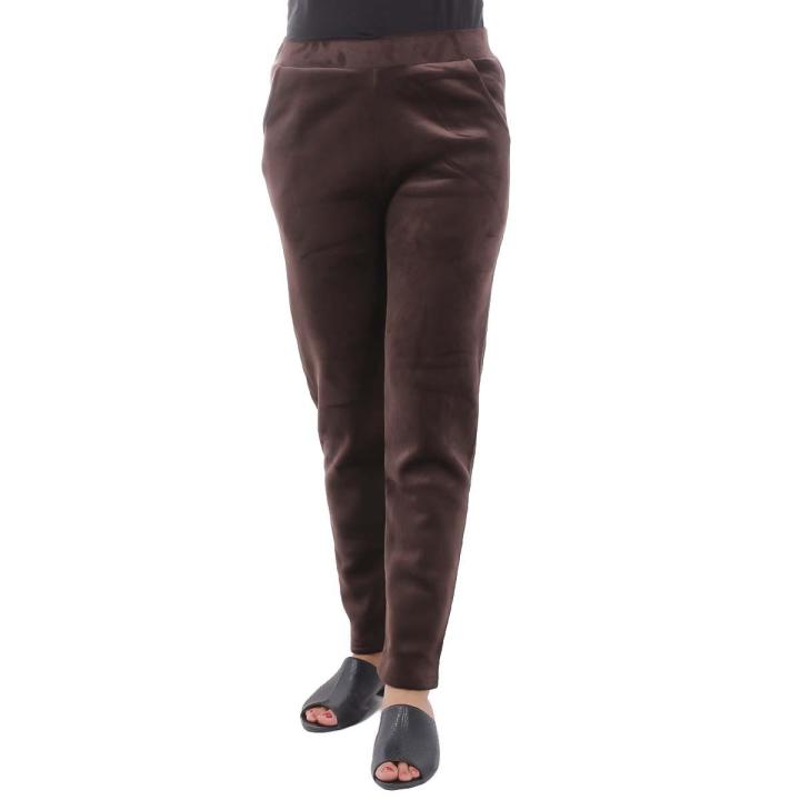 Dark%20Brown%20Velvet%20Pants%20for%20Women%20Comfortable%20Casual%20Wide%20Leg%20Trousers%20Full%20Length%20-%20Image%203