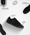 Lotto Autograph Urbano Black Sneaker for Men. 