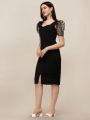 One Piece Dresses |Knee-Length Dress | Bodycon Western Dress for Women| Girl's Short Dress. 