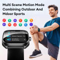 50% discount Aolon 2.01| Curved Screen Smart Men Watch HD bluetooth Call Sport Fitness Tracker Women Clock Waterproof SmartWatch. 