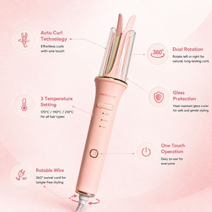 Girls%20Select%20Magic%20Hair%20Curler%20%E2%80%93%20Automatic%203-Heat%20Curling%20Iron%20(Pink)%20-%20Image%207