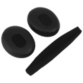 ARELENE A pair of black ear cushions with pad for QC3 Quiet Comfort 3 headphones. 
