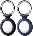 ESR Cloud Case for AirTag Keychain [2 Pack] Silicone AirTag Holder with Keyring. 