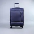 Crocodile | Medium (24 Inch) | Dark blue | Soft Luggage ) | Expandable | 2102| Anti Theft | TSA Lock. 
