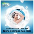 Nisha Quick 5 Min Hair Color Shampoo  Men & Women 10 pkt inside. 