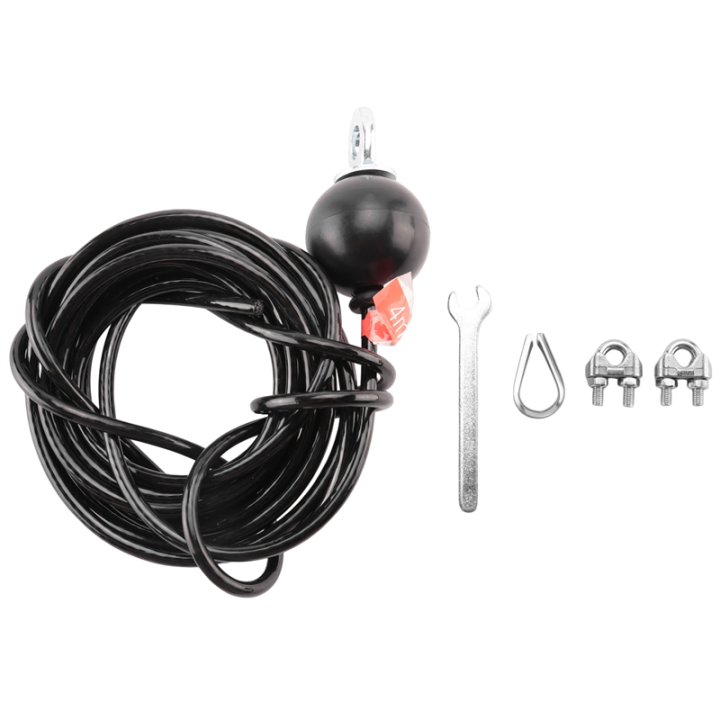 400cm Home Gym Fitness LAT Pulldown Cable Replacement, Adjustable Length for Pulley System Cable Machine