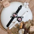 Zhusuowang Silicone strap For Samsung Galaxy watch 4/5/5 pro/6 Classic/Active 2/Gear S3 bracelet 20mm 22mm band for Huawei GT 4/2/2e/3 pro Luxury. 