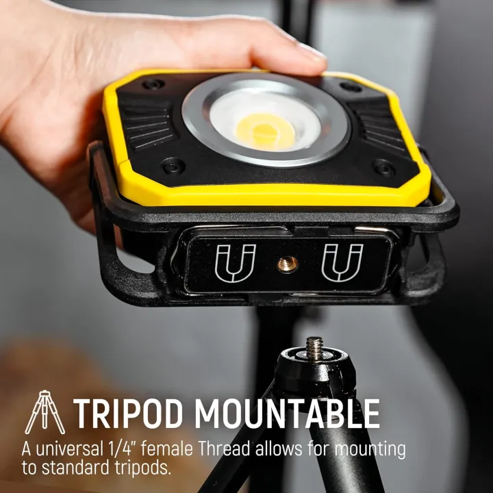 Rechargeable%20LED%20Work%20Light,%20Portable%2010W%20COB%20Flood%20Work%20Light%201000%20Lumens%20-%20Image%202