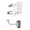 Universal Vertical Pole Mount Adapter, with 10 , Wall Mounting Loop Bracket. 