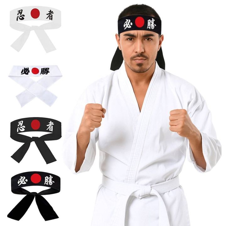 New Multi-purpose Hachimaki Headband Hygroscopic Costume Accessories Japanese Headband Breathable Karate Bandana Headwear Sports Exercise