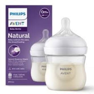 Philips Avent SCY900/01 0m+ Natural Response Baby Feeding Bottle 125ml